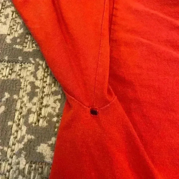 Kansas Jayhawks NIKE Elite KU Basketball size XXL color Red defects - Picture 7 of 8